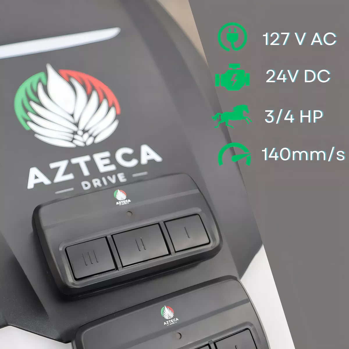 Potente Motor Azteca Drive It1000 Puertas Electricas Wif