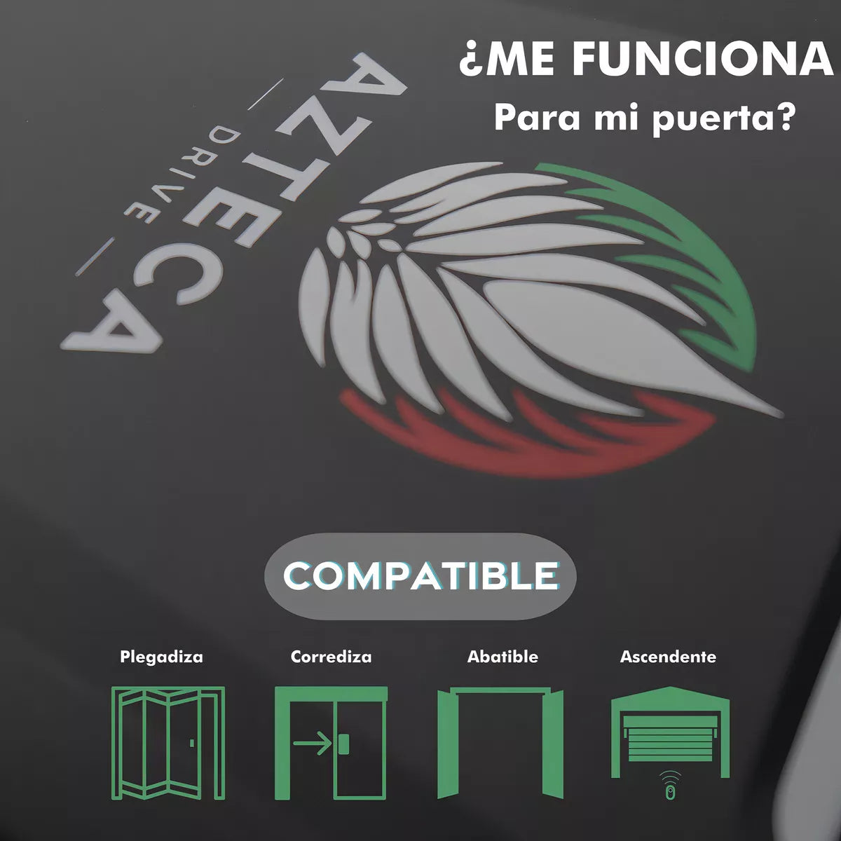 Potente Motor Azteca Drive It1000 Puertas Electricas Wif